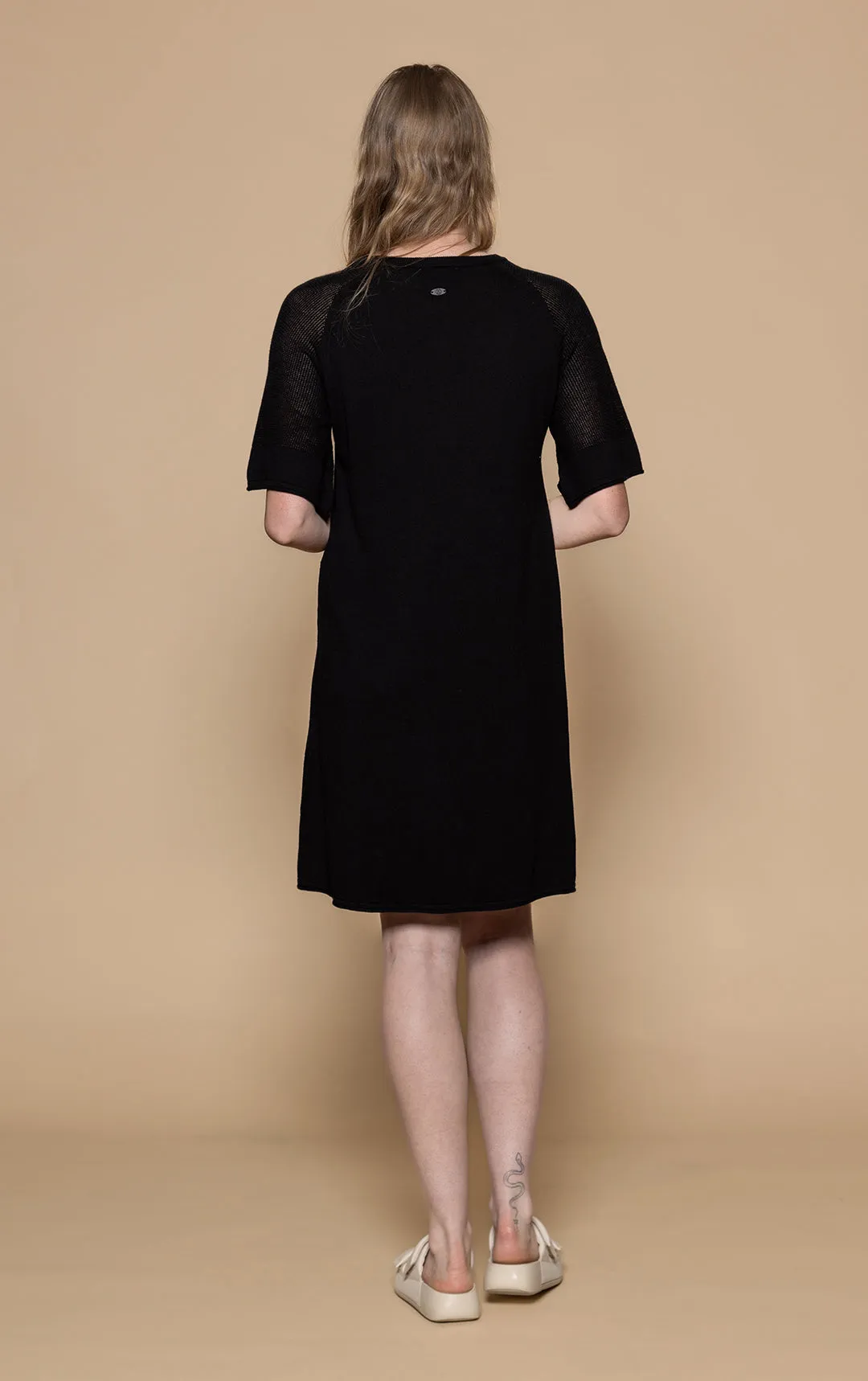 14GG COTTON SILK A-LINE DRESS - CLEARANCE