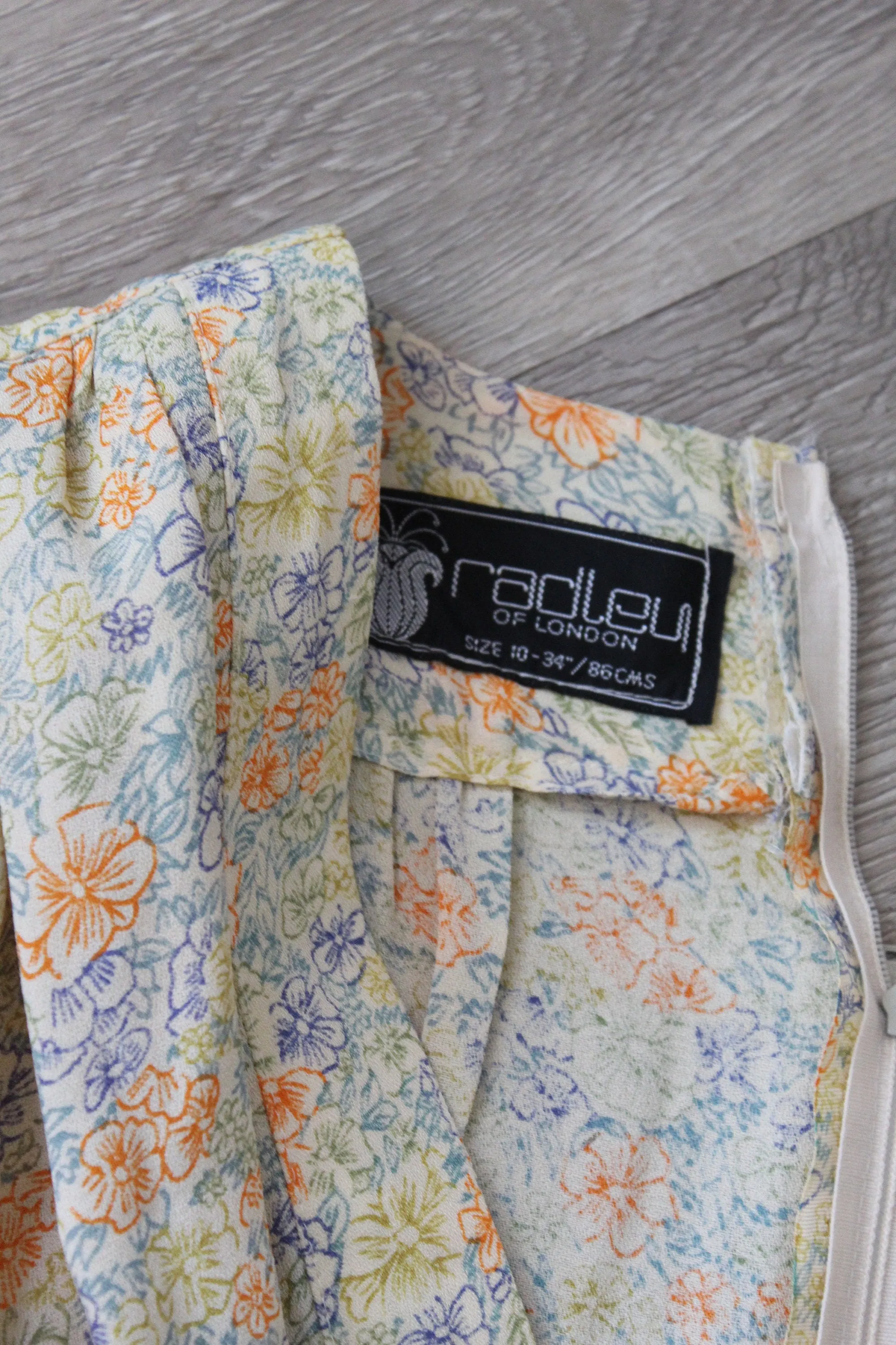 1970s RADLEY Ossie Clark Celia Birtwell print dress xs | new spring