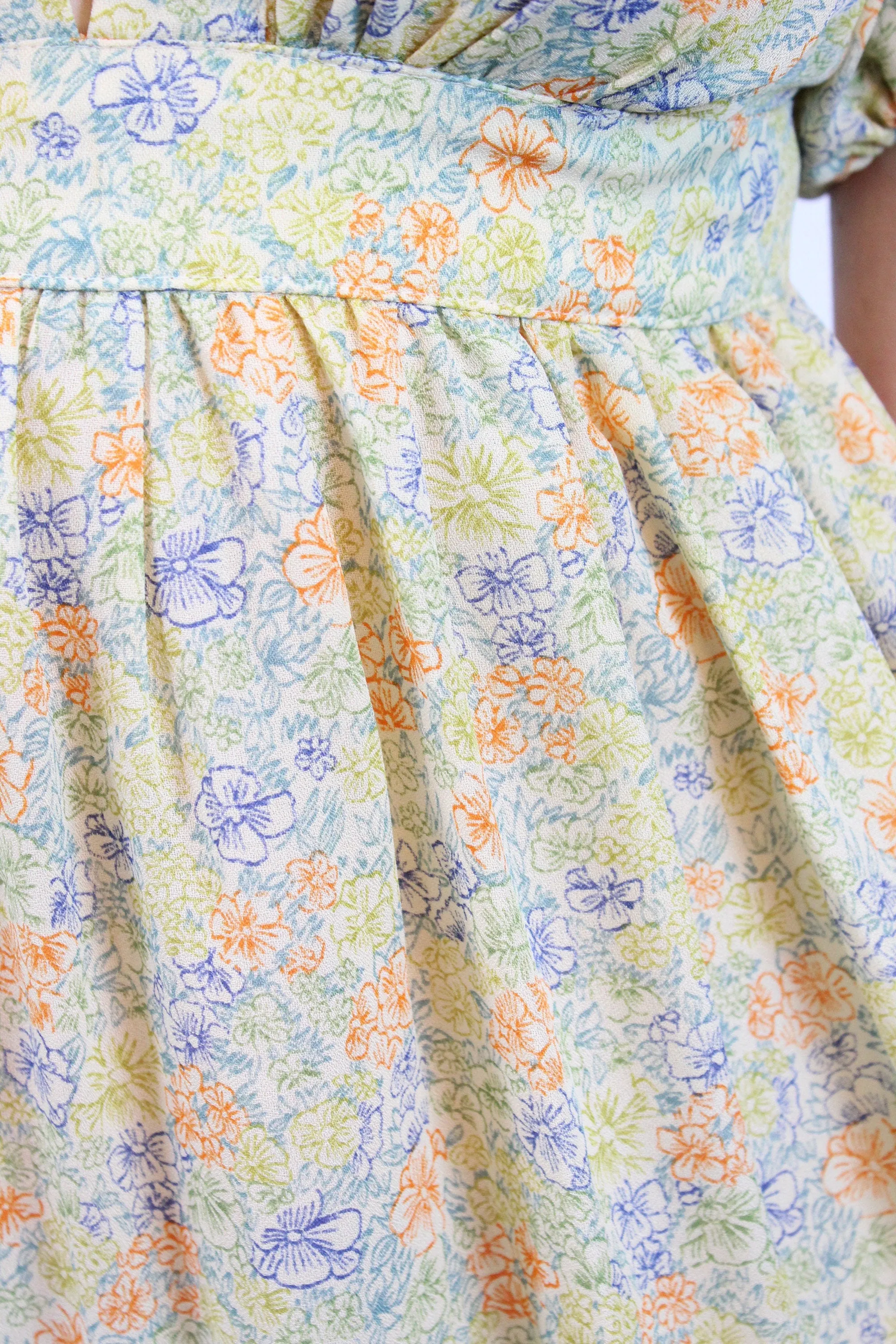 1970s RADLEY Ossie Clark Celia Birtwell print dress xs | new spring