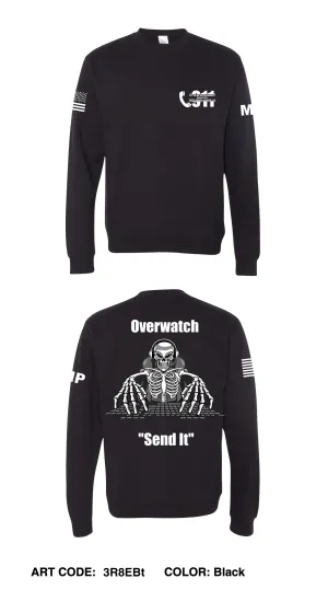 217th MP Keyboard Warriors Comfort Unisex Crewneck Sweatshirt - 3R8EBt