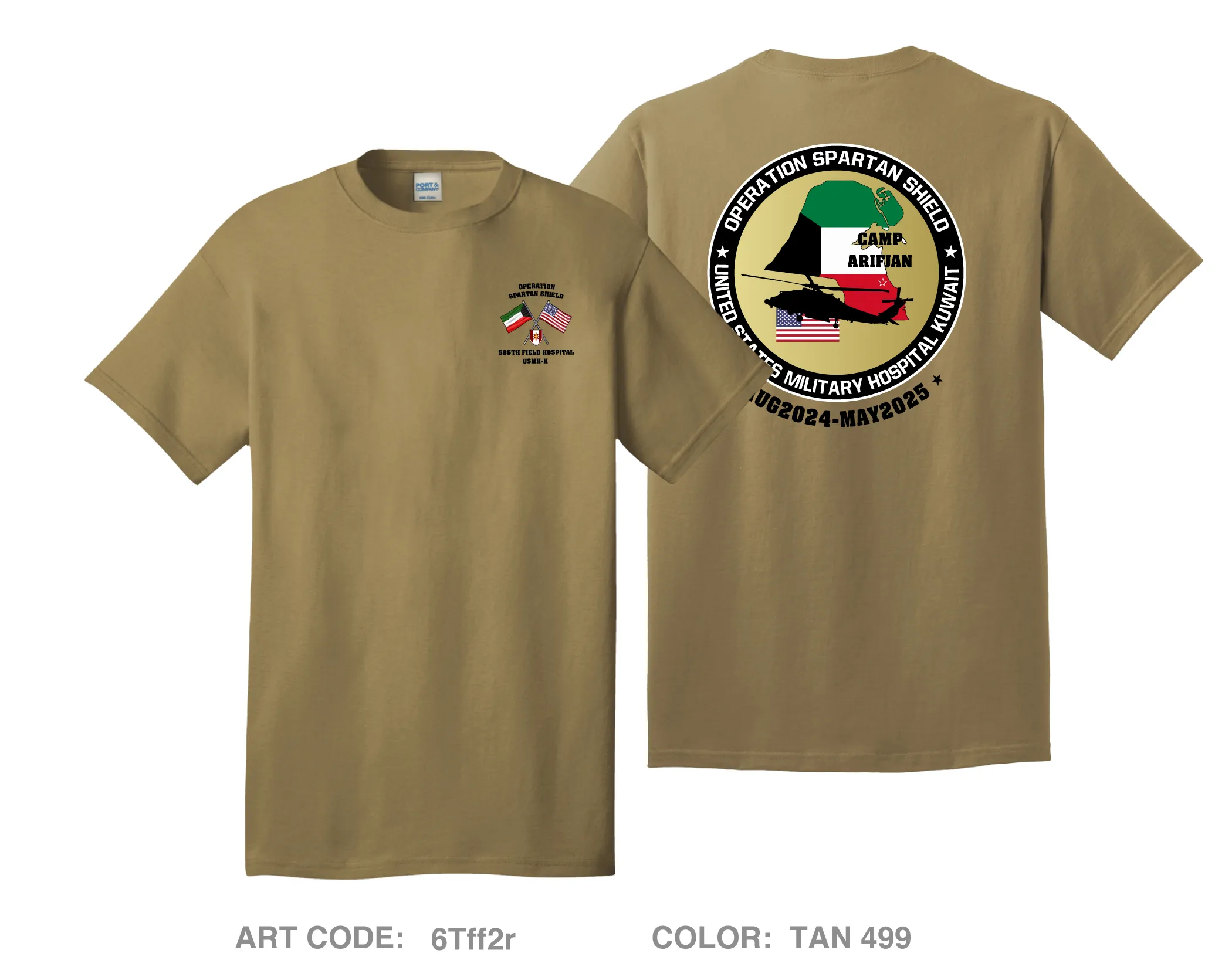 586th Field Hospital Comfort Unisex Cotton SS Tee - 6Tff2r