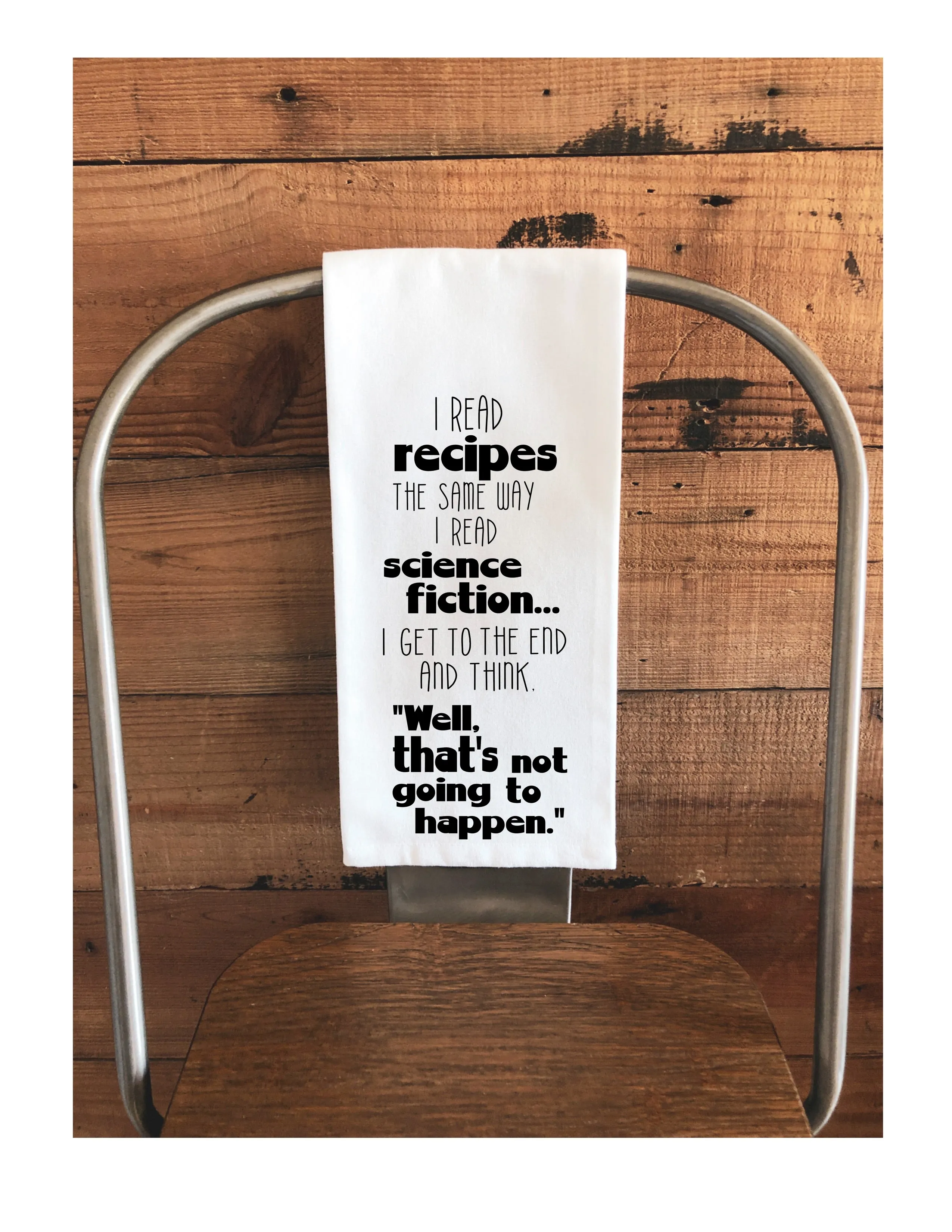a custom tea, bar or kitchen towel LG