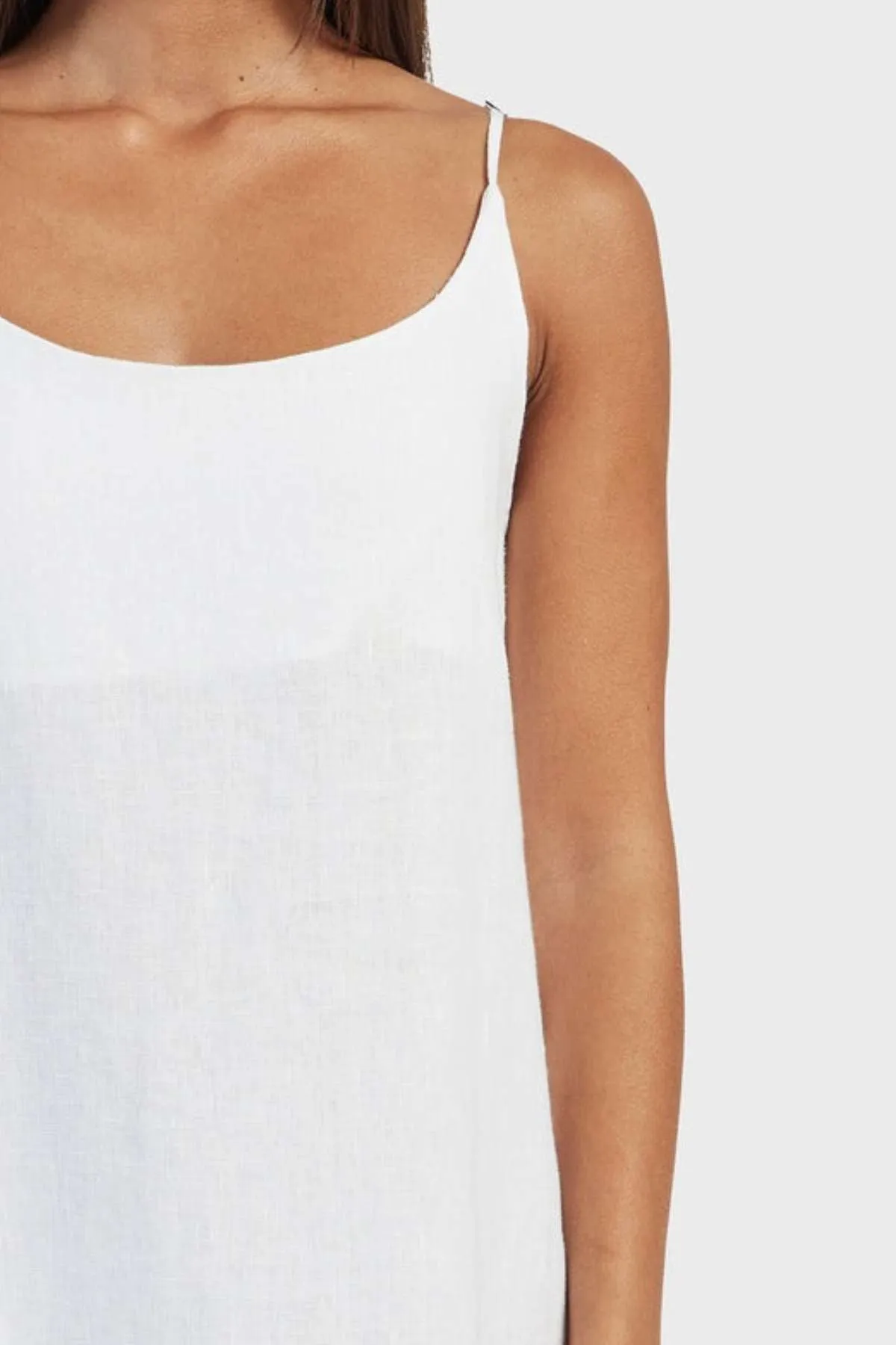 Academy Women Essential Linen Slip Dress