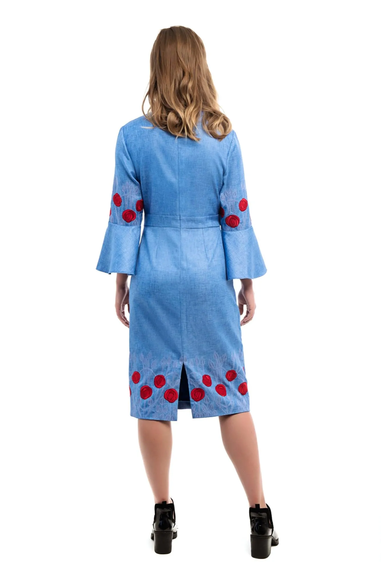 ADOLPHIA Embroidered Dress