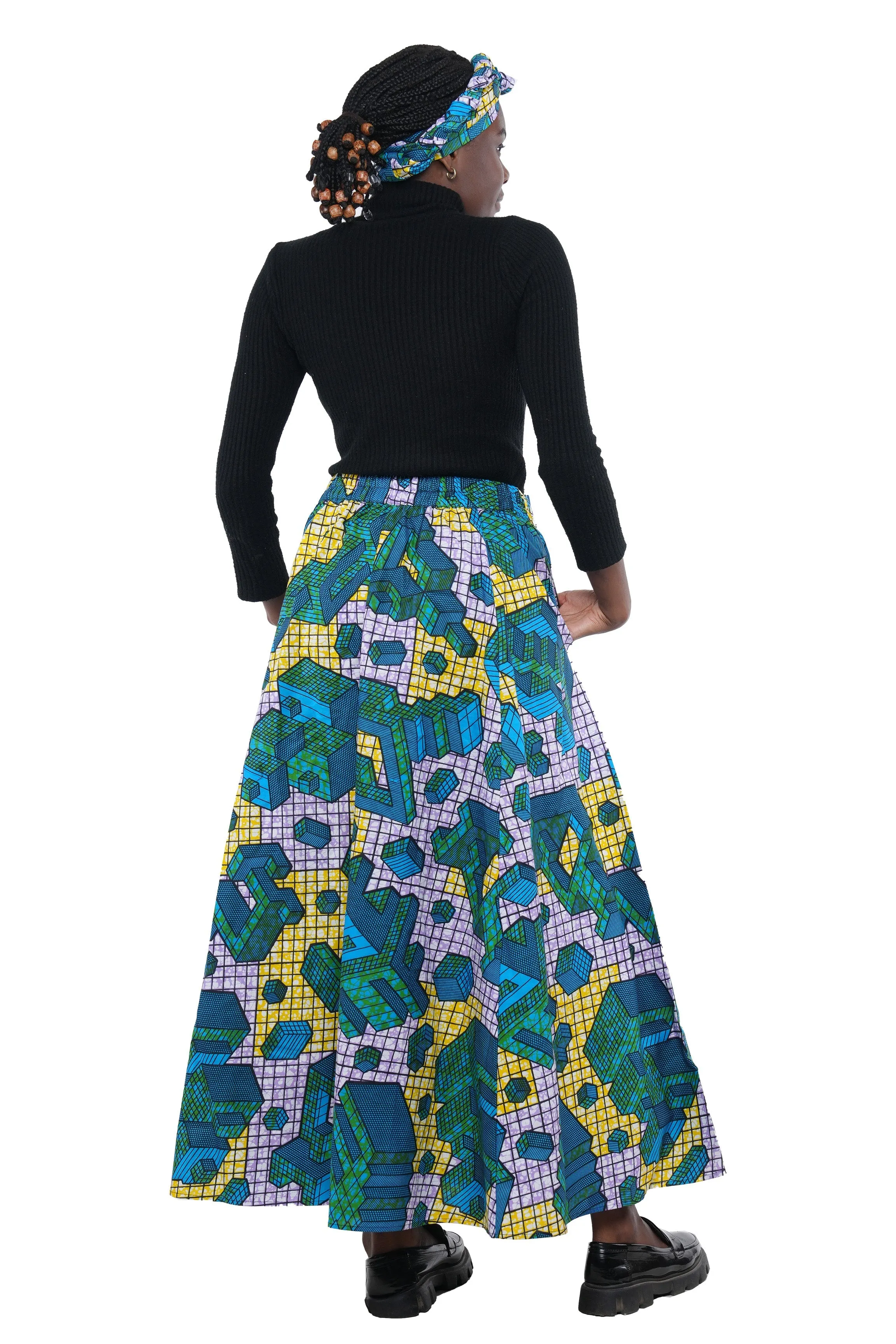 African Long Maxi Skirt