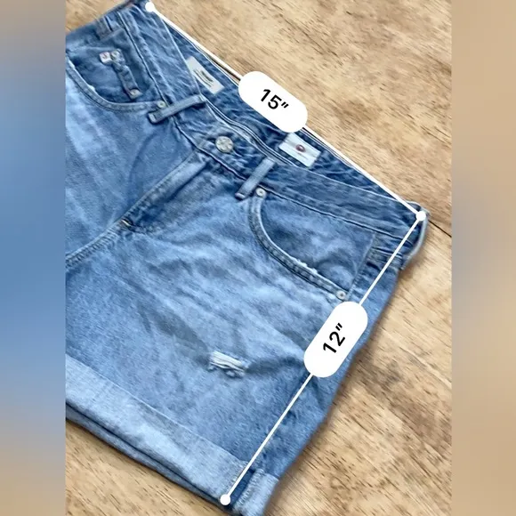 AG Adriano‎ Goldschmied The Hailey Ex Boyfriend Roll Up Women’s Sz 27 Shorts