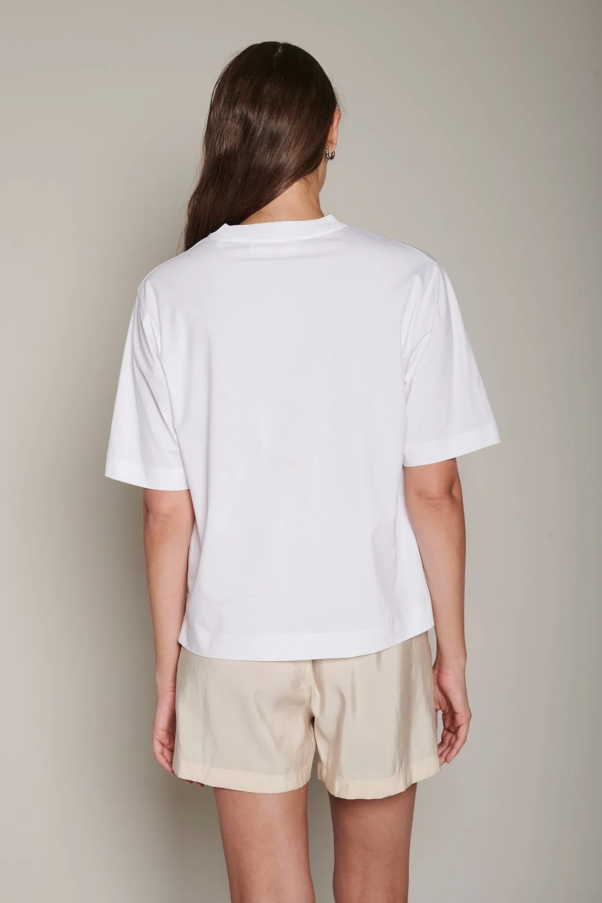 Alba Tee in White