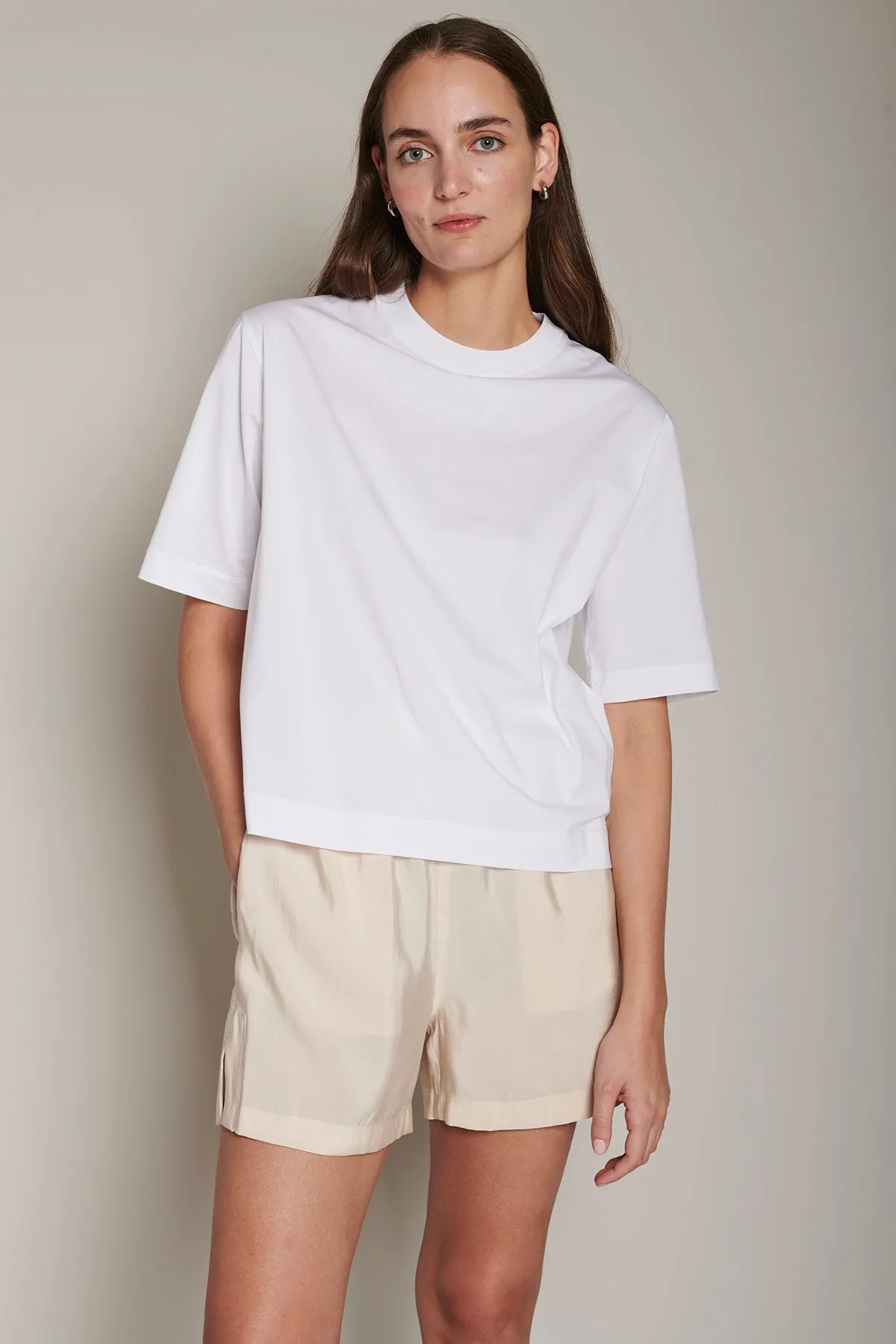 Alba Tee in White