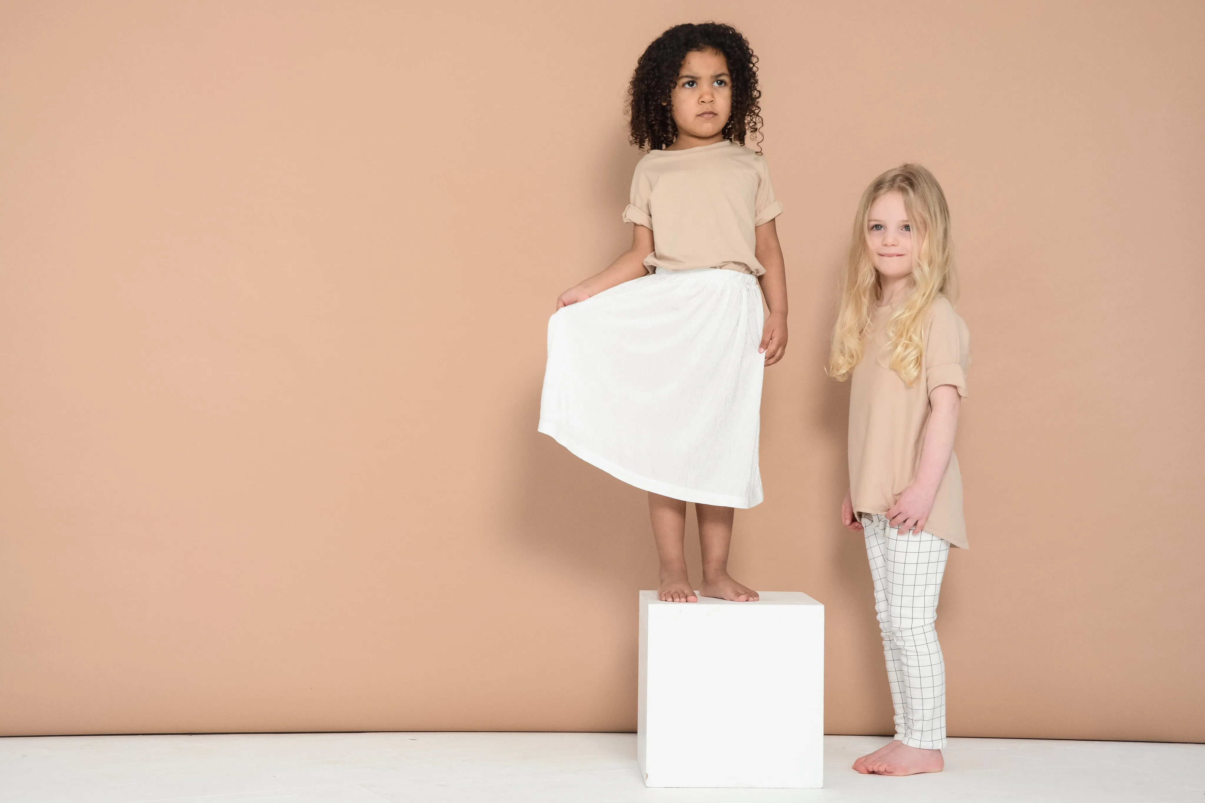 Almond Dip Hem Top