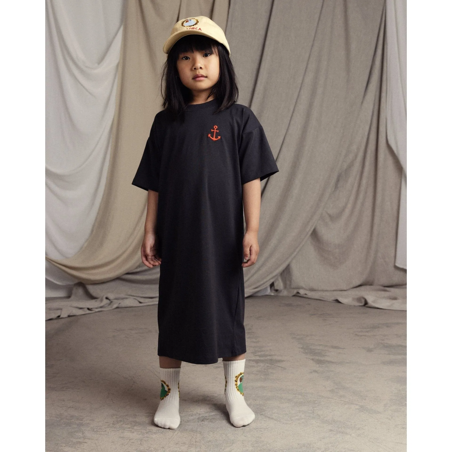 Anchor Emb Ss Dress