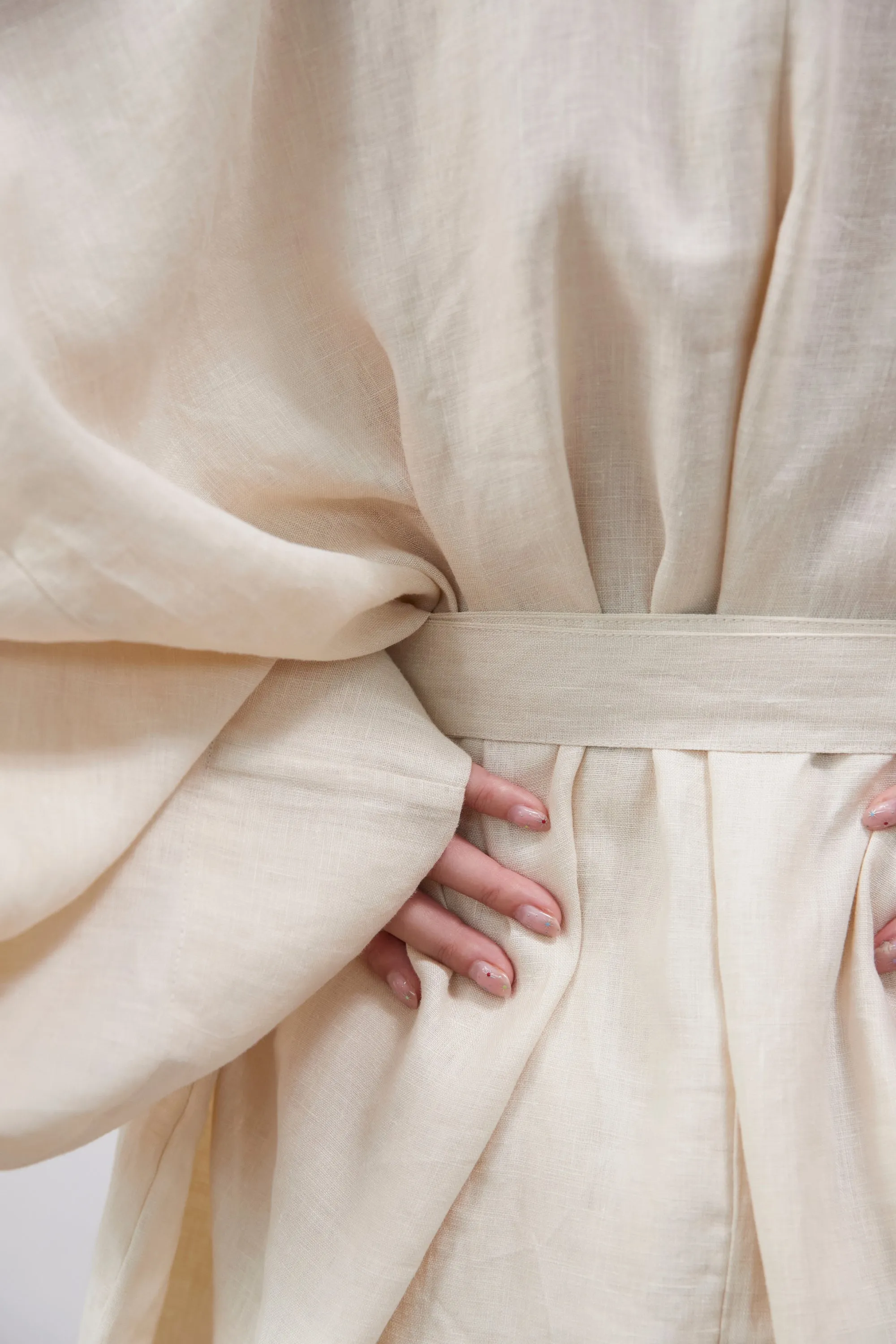 Anya Linen Kimono Shell
