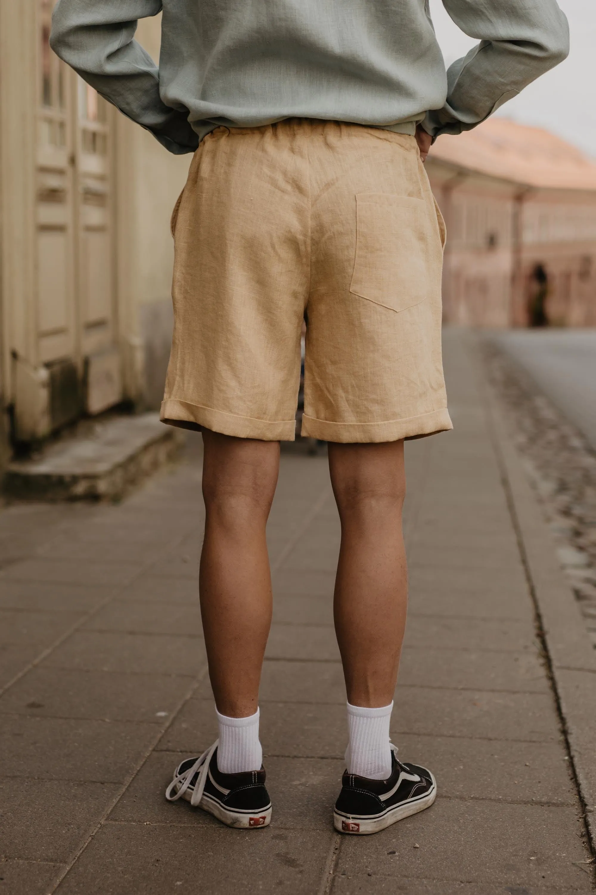 Ares Men's Linen Shorts | Multiple Colours