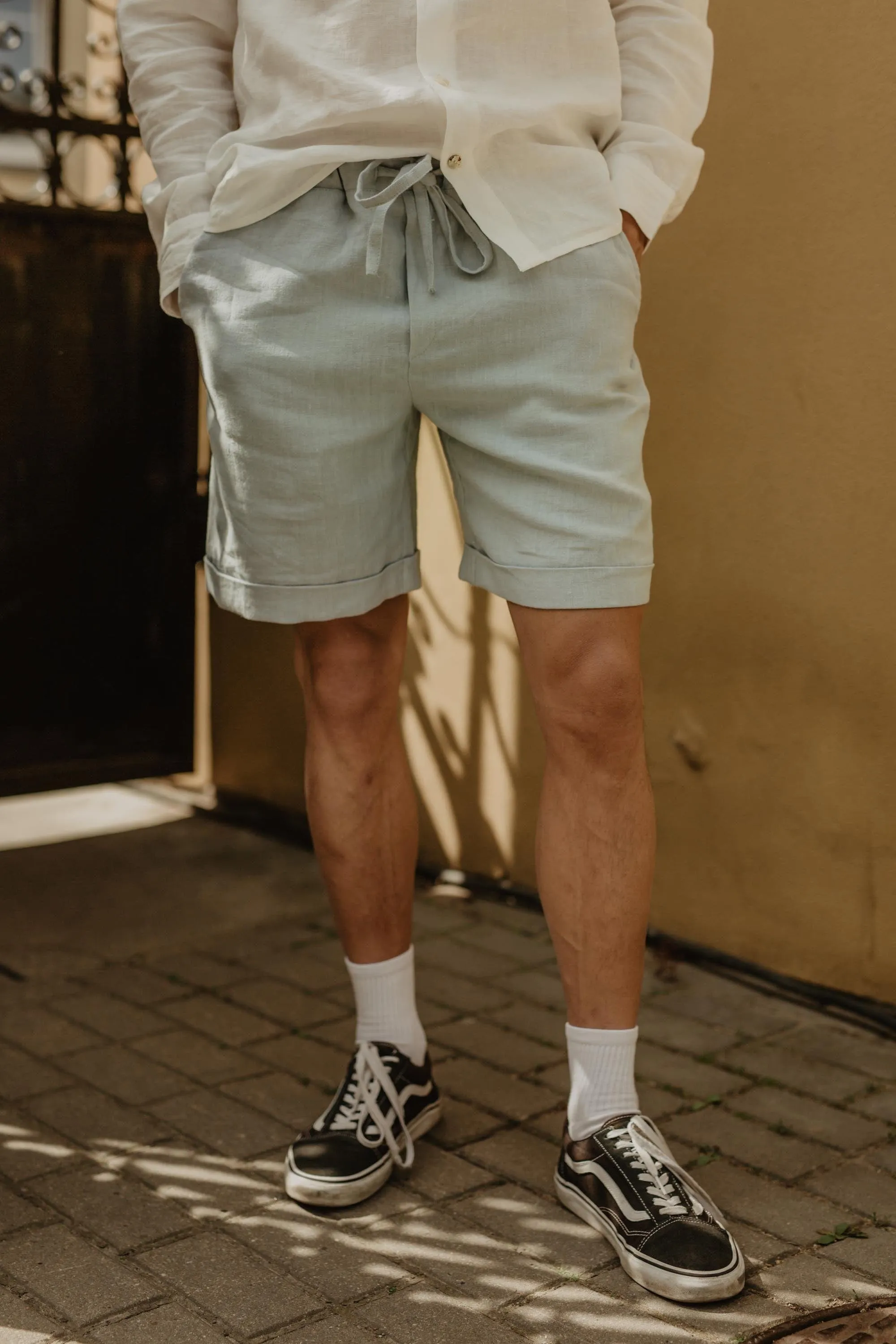 Ares Men's Linen Shorts | Multiple Colours