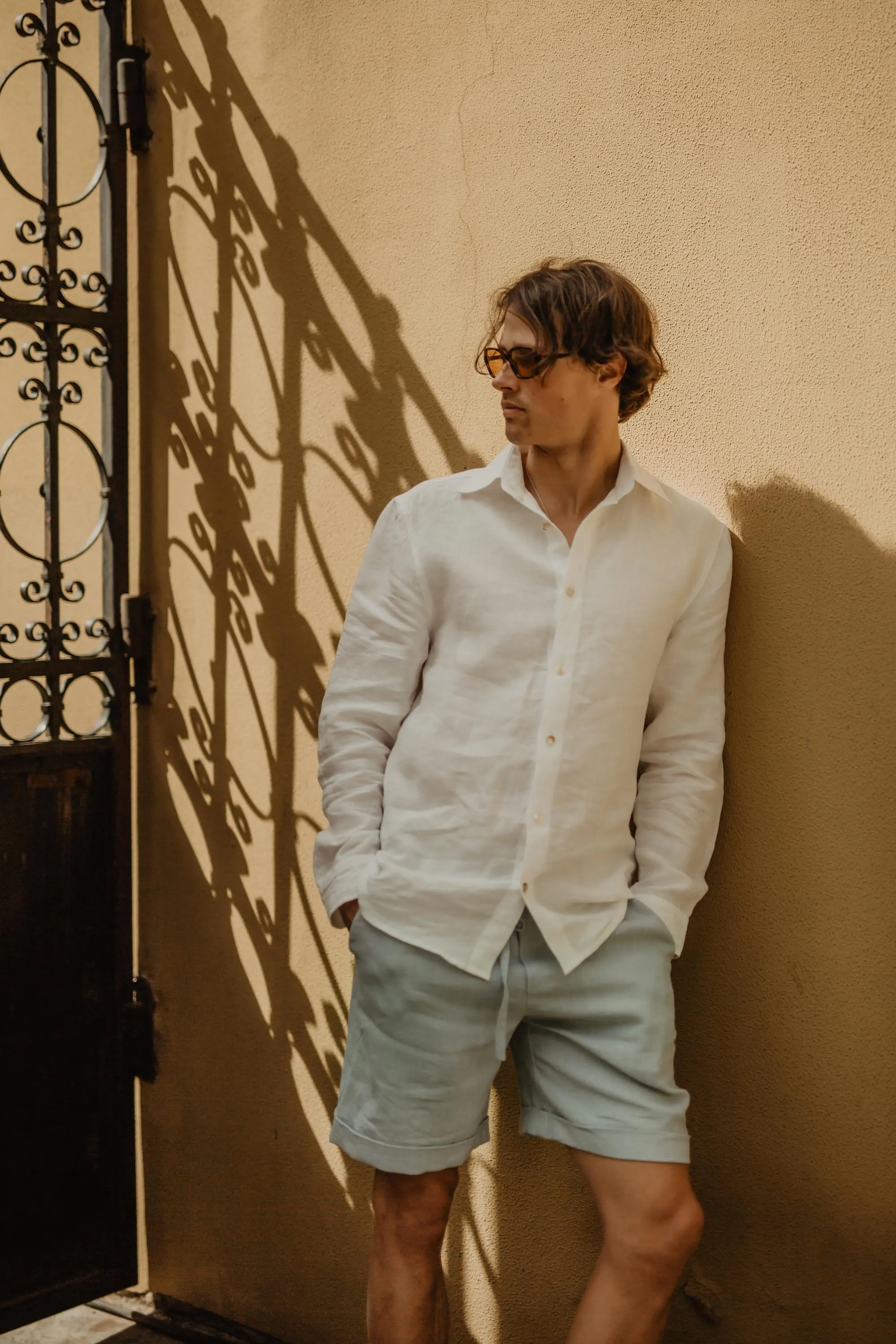 Ares Men's Linen Shorts | Multiple Colours