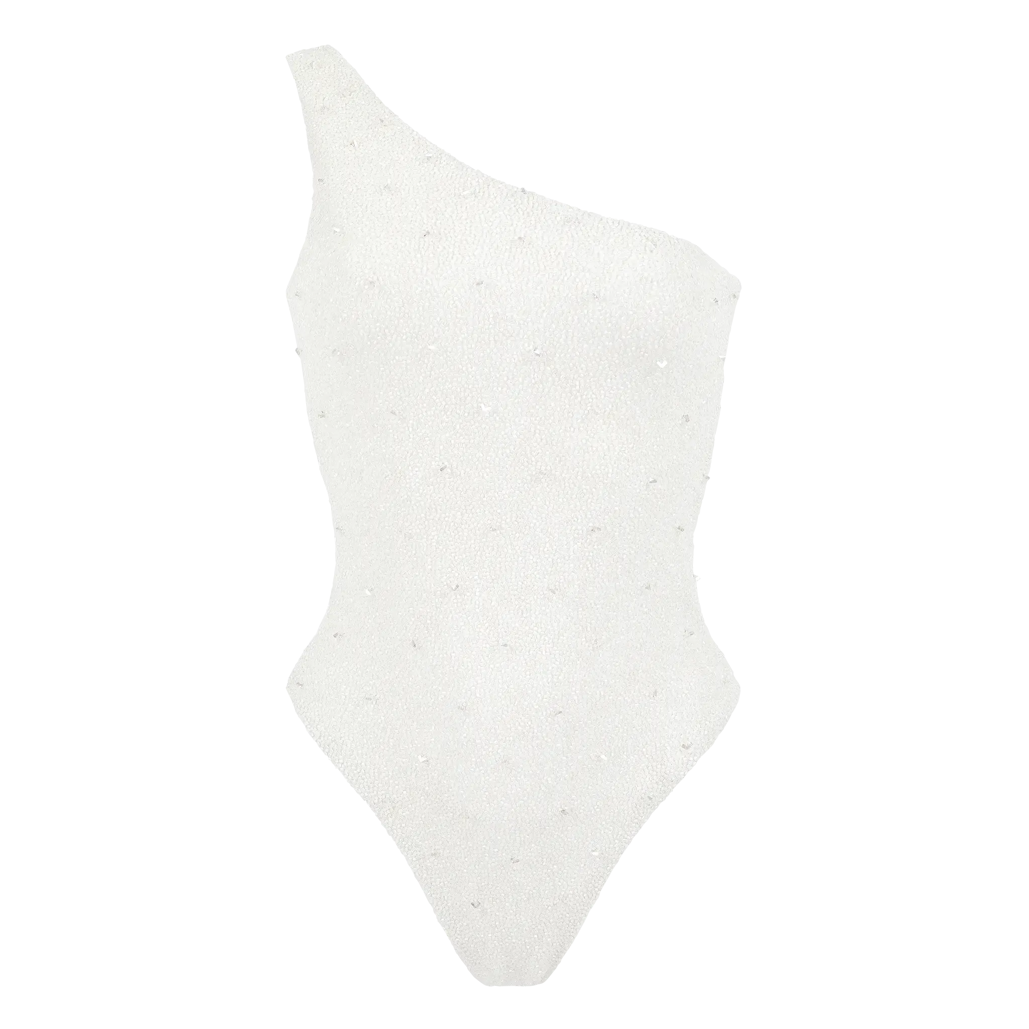 Ariel One Shoulder Beaded Swimsuit
