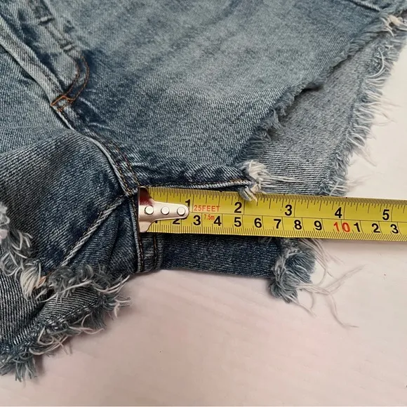 Aritzia Denim Forum The Ex-Boyfriend Hi-Rise Denim Shor 100% cotton EUC