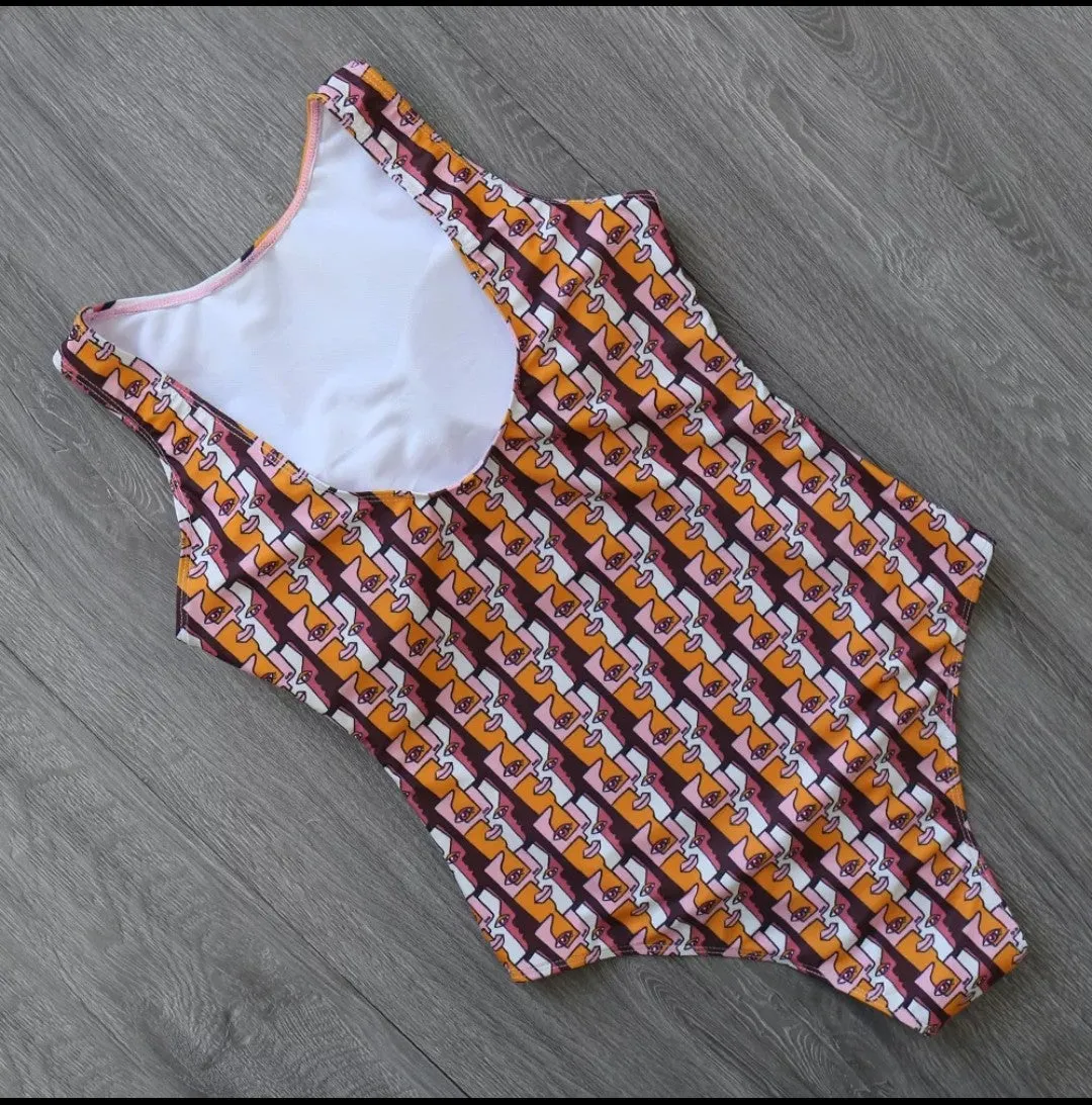 Art of Faces Bathing Suit