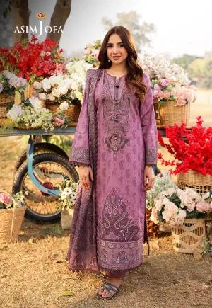 Asim Jofa Printed Lawn '25 | AJUUB-19