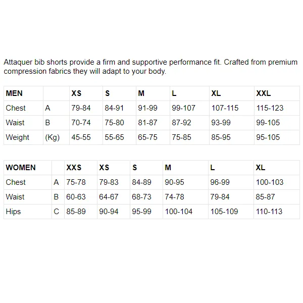 Attaquer A-Line Bib Shorts - Black