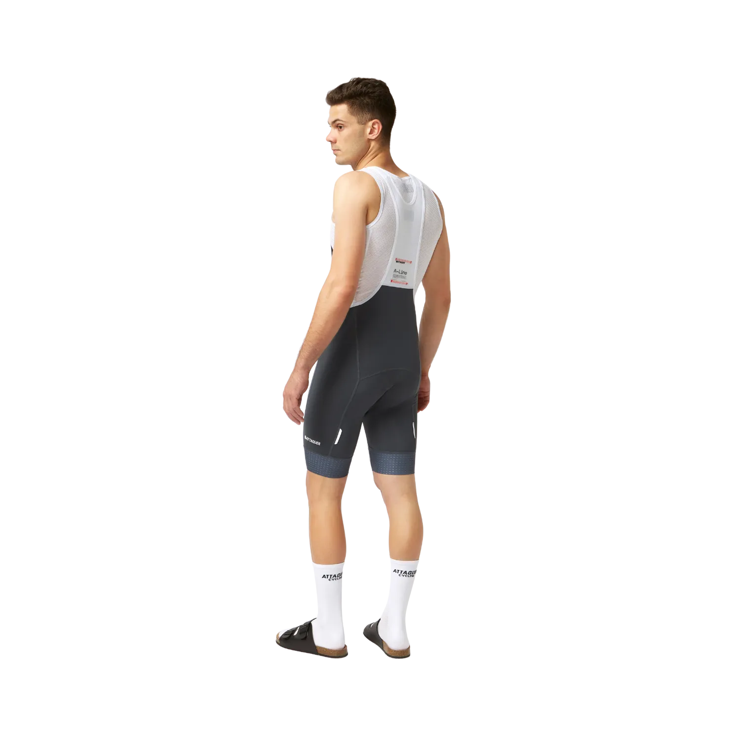 Attaquer A-Line Bib Shorts - Titanium