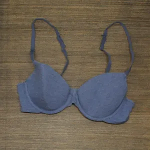 Auden Women's Everyday Cotton Demi Lightly Lined T-Shirt Bra Navy Blue 36A