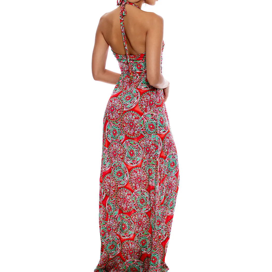 AZULEJOS DEL MAR - "cocktail Hour" Maxi Dress