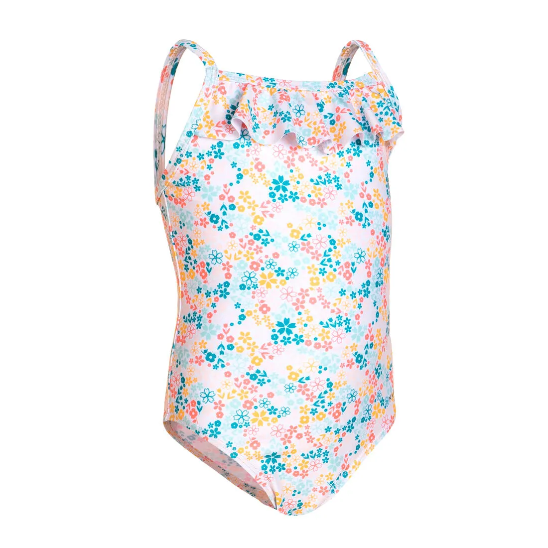 Baby Girls’ One-Piece Swimsuit Print With Ruffles