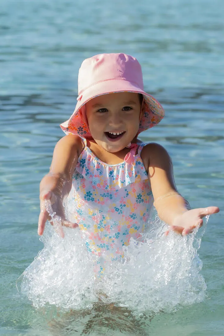 Baby Girls’ One-Piece Swimsuit Print With Ruffles