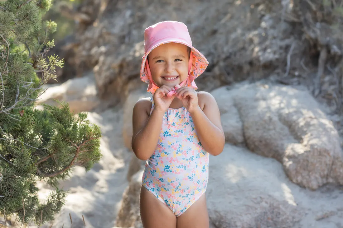 Baby Girls’ One-Piece Swimsuit Print With Ruffles