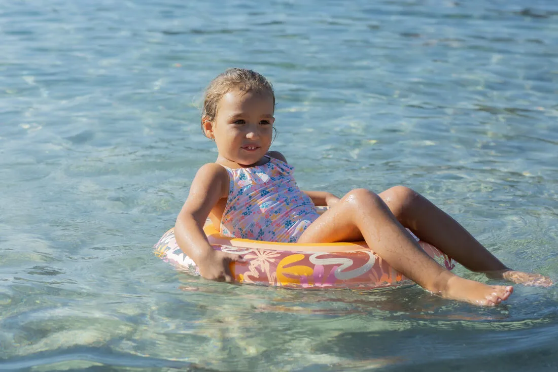 Baby Girls’ One-Piece Swimsuit Print With Ruffles