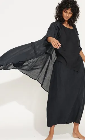 Banana Blue Solid Garment Dye Duster