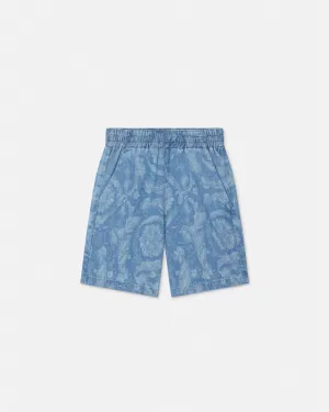 Barocco Chambray Kids Shorts