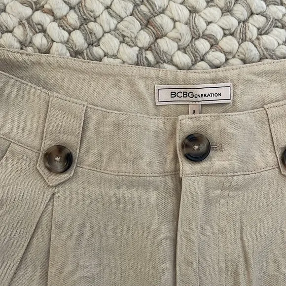 BCBGeneration Linen Shorts