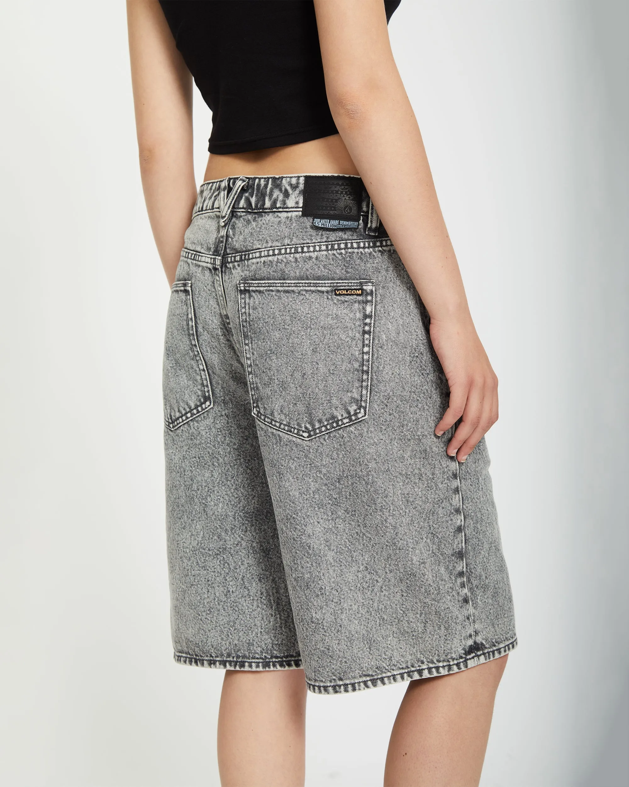 Beeggy Denim Short - GREY VINTAGE
