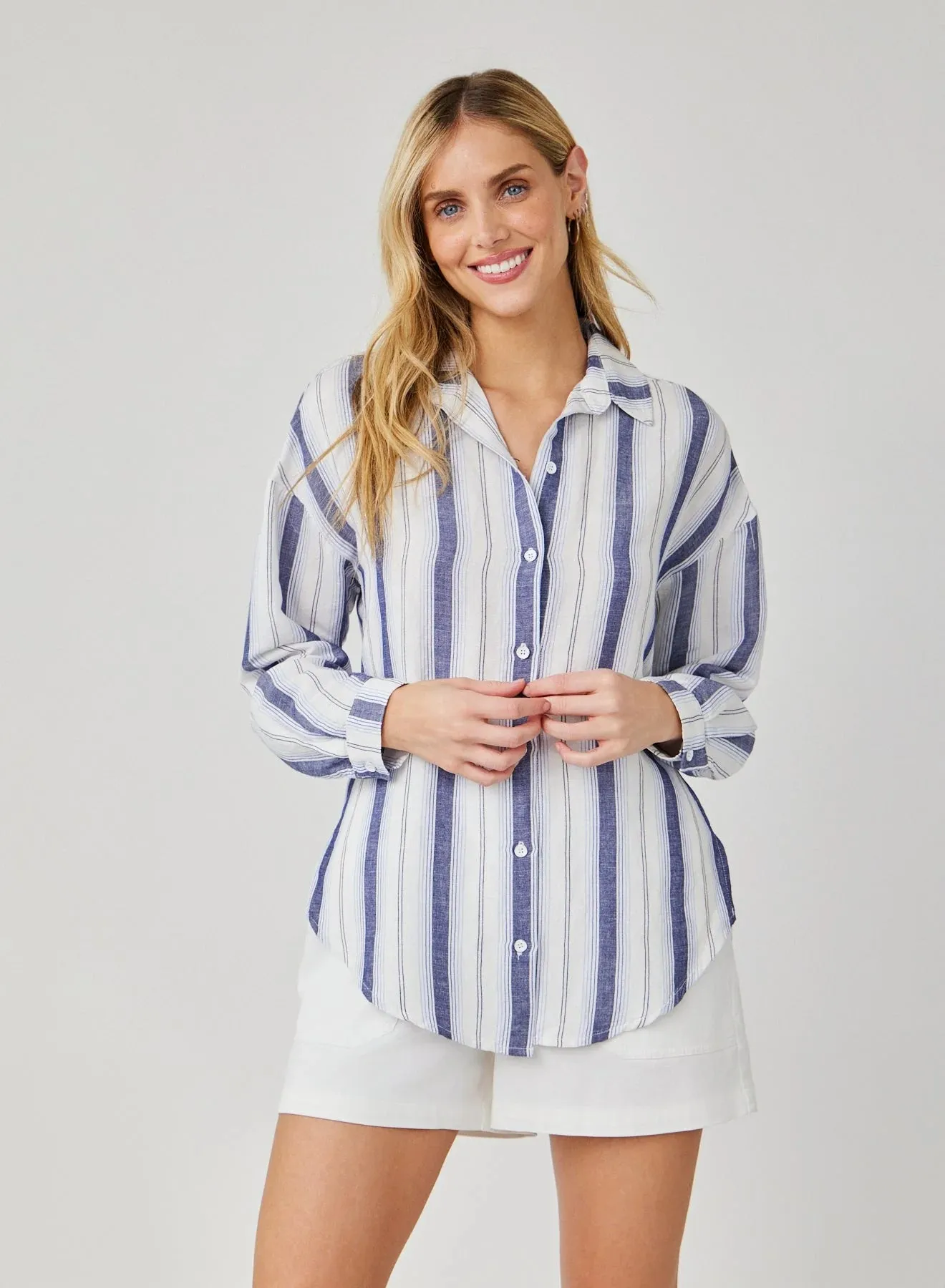 Bell Dahl Long Sleeve Button Down