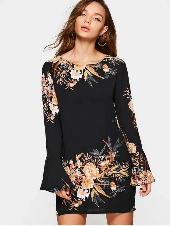 BerryBetty - Fashion Print Shift Dress