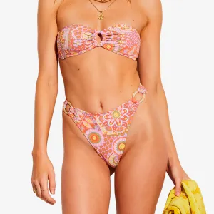 Billabong X Smiley Good Times Havana Bikini Bottoms Multi - Womens