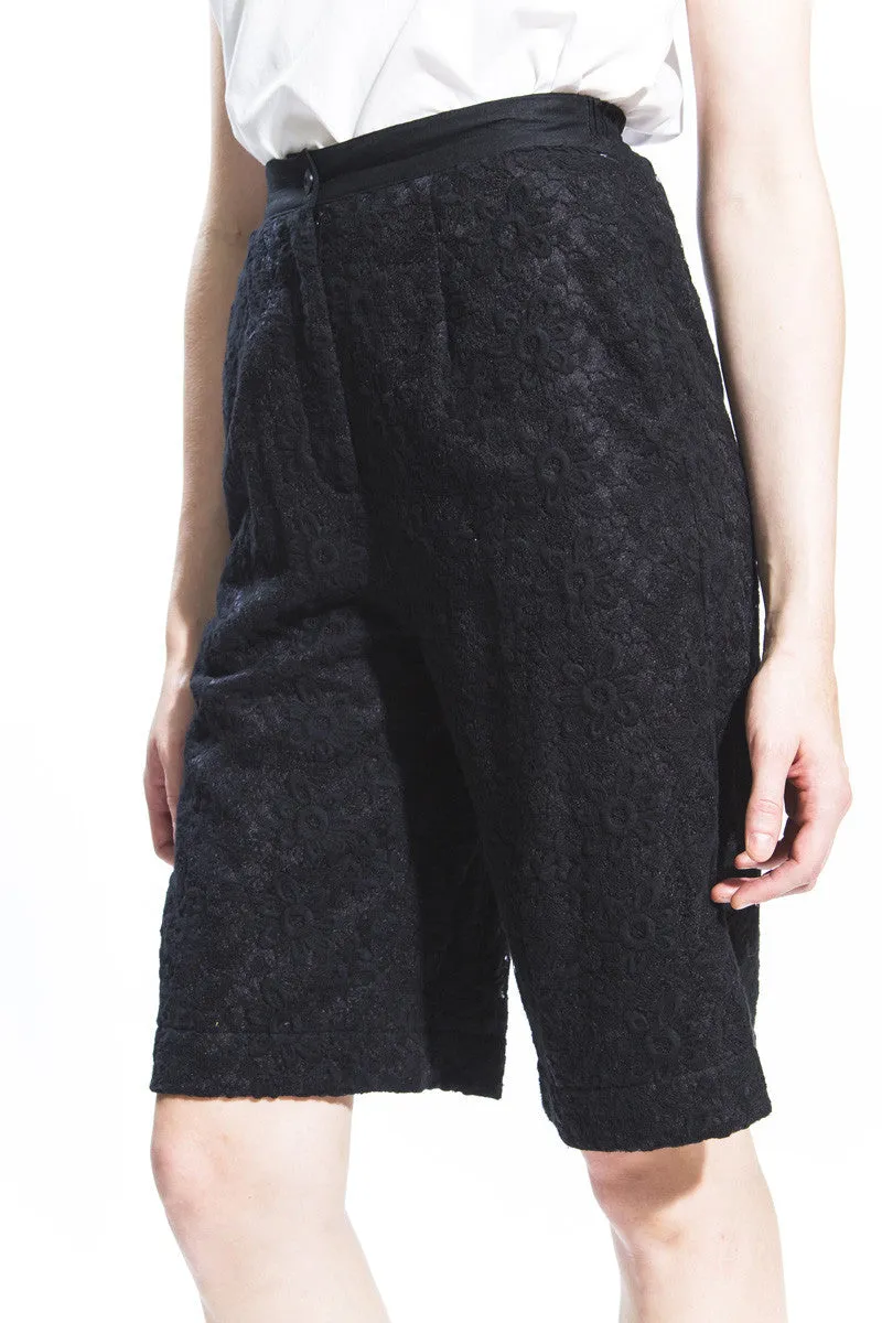 Black Lace Shorts Style #1232