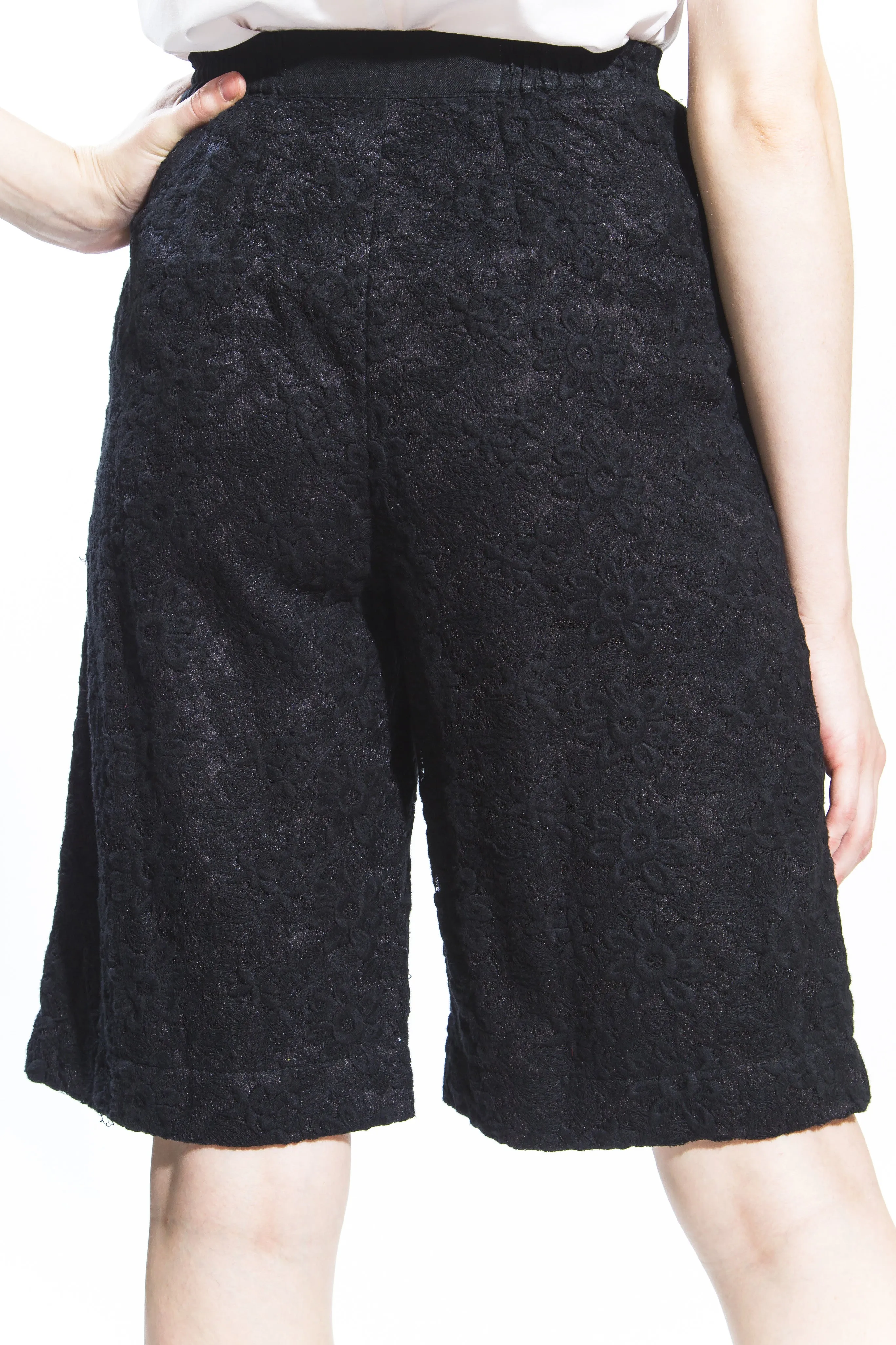 Black Lace Shorts Style #1232