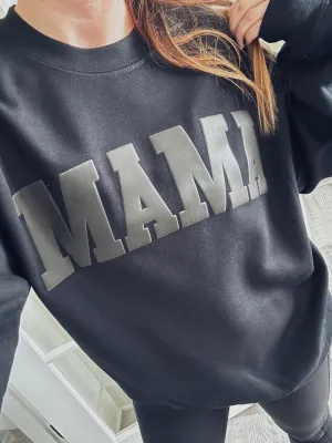 BLACKOUT MAMA Varsity © Unisex Crewneck Sweatshirt // FLASH SALE