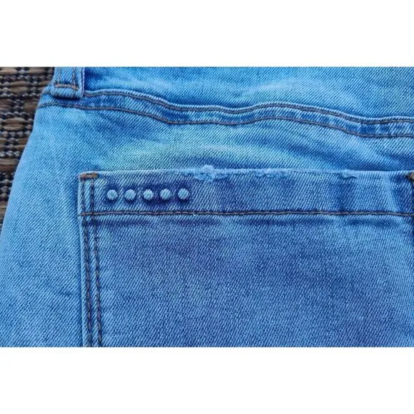 BLANK NYC 'DO YOU MIND' DENIM JEAN SHORTS SIZE 27 CUT OFF NWT