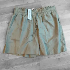 BLANKNYC Linen Shorts Paperbag Waist Sz L NWT