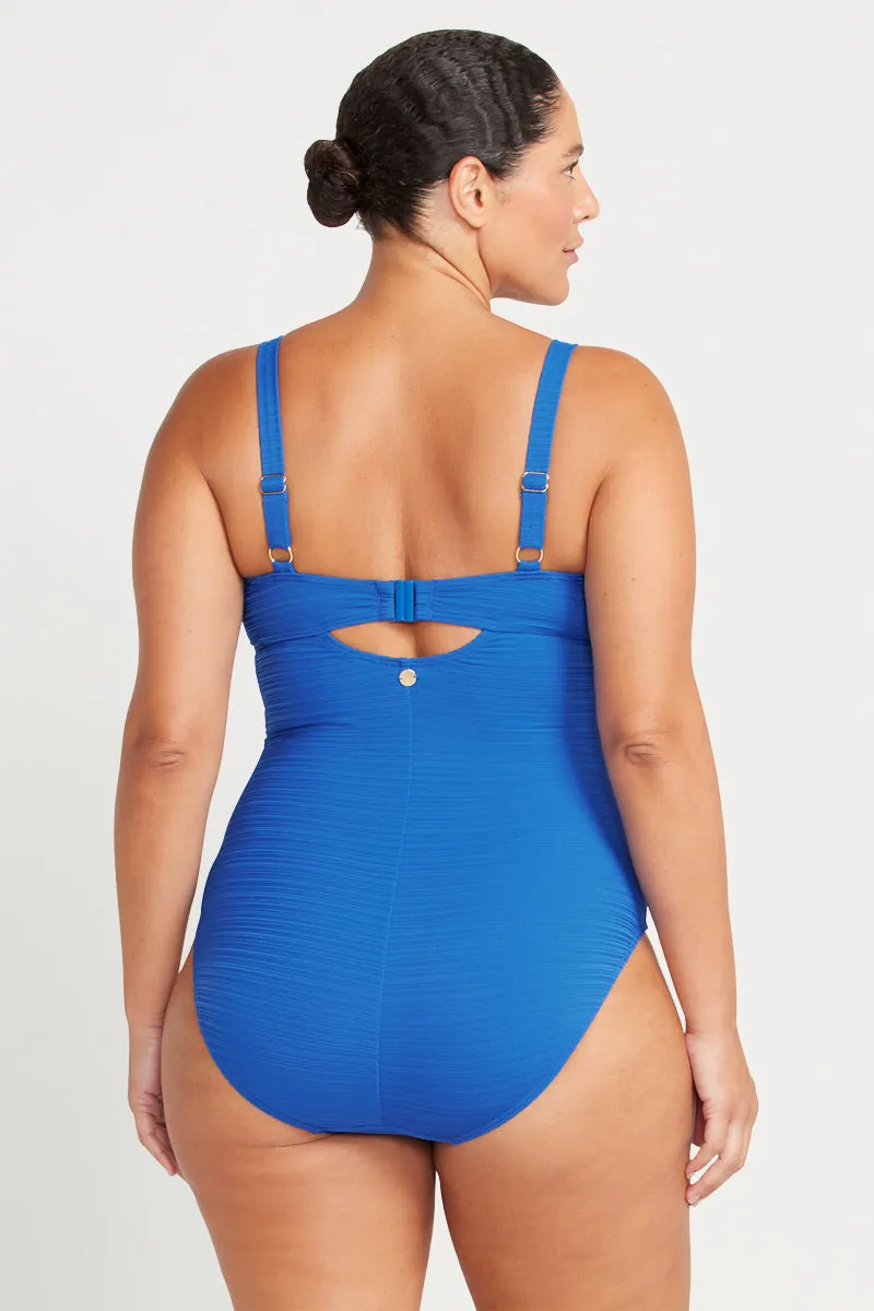 Blue Aria Cezanne D - E Cup Underwire One Piece