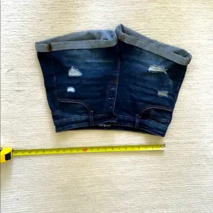 Blue blue denim shorts - really cute on
