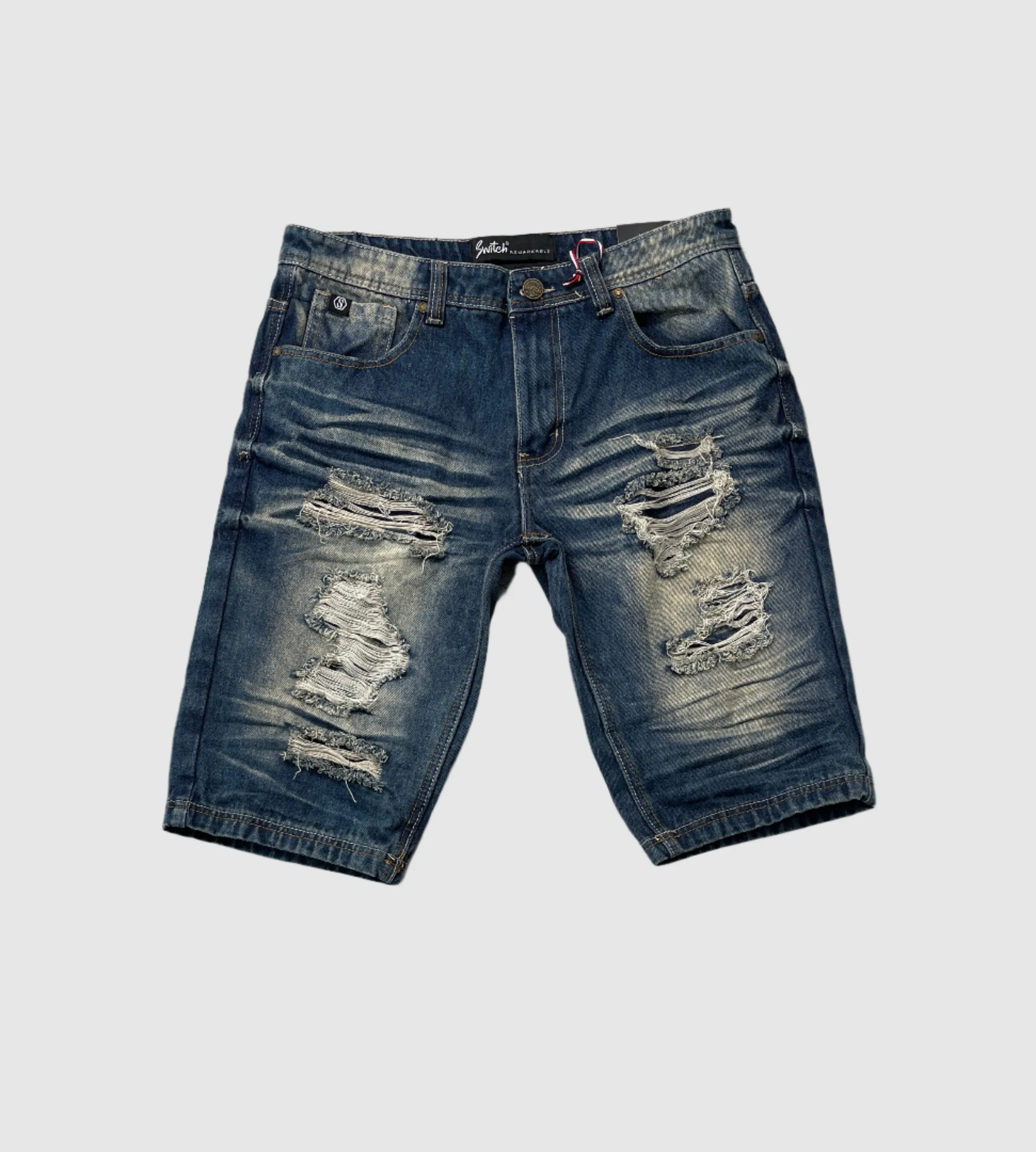 BON-SS3700-Men's Denim Shorts