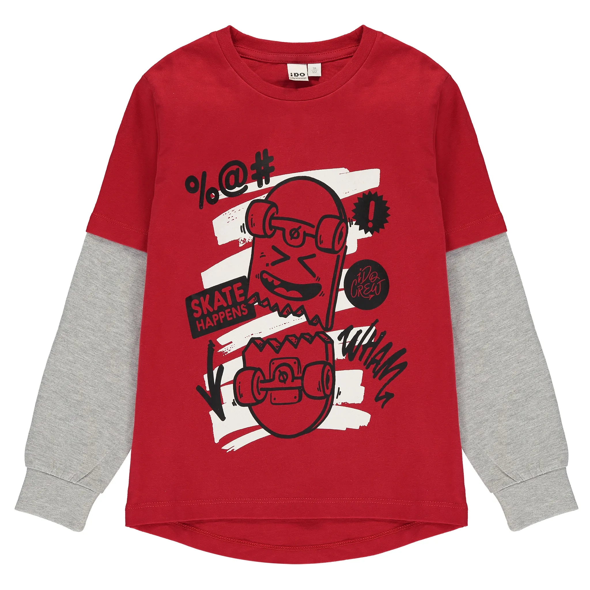 Boys Red Cotton Top