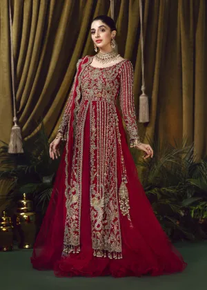 Bridal Ruffled Net Lehenga for Pakistani Wedding Dresses