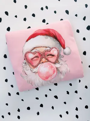 Bubblegum Santa Unisex Crewneck Sweatshirt