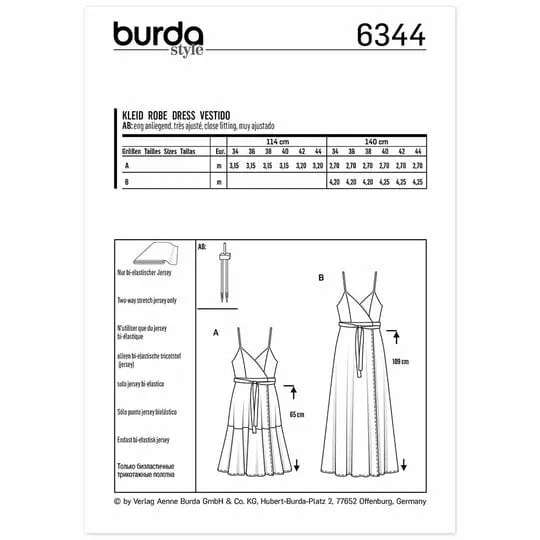 Burda Pattern 6344