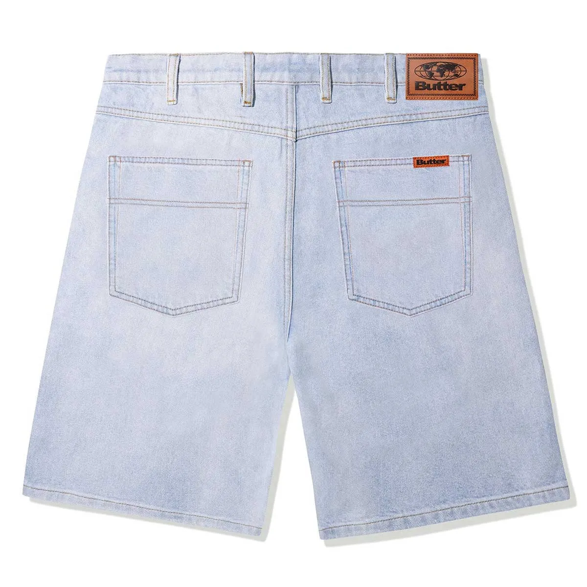 Butter Goods - Baggy Denim Shorts Light Blue